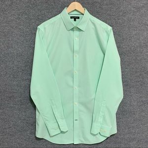 BANANA REPUBLIC NON-IRON TAILORED SLIM FIT Sz Large Long Sleeve